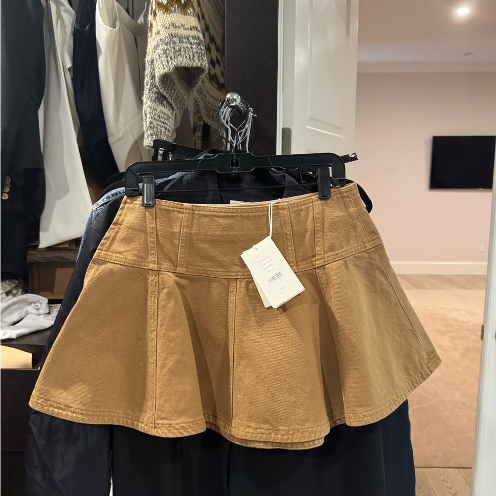 Ulla Johnson Tan Mini Skirt